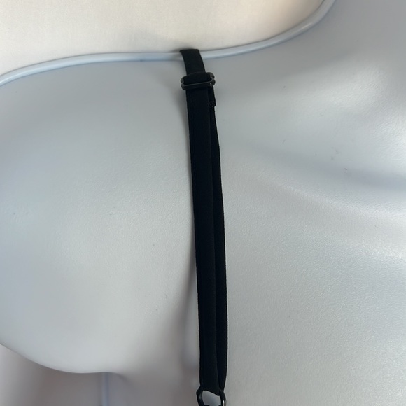 Charming Charlie Medium Cream/Black Spaghetti Strap Sheer Blouse - Picture 6 of 12